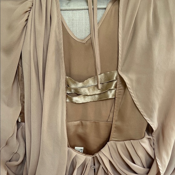 H&M Blush Pink Mini Dress Size 4 - Picture 6 of 7